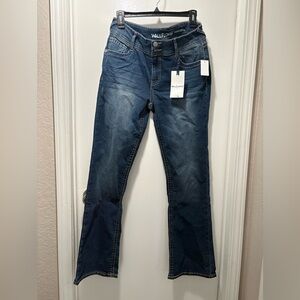 Wallflower Women's Dark Blue Boot Cut Jeans